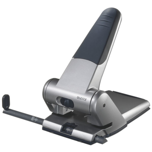Leitz 5180 papīra perforators 65 lapas Melns, Pelēks