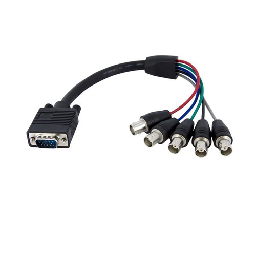 CABLE DE 30CM COAXIAL VGA A 5  BNC RGBHV PARA MONITOR - VGABNCMF1