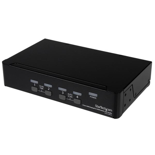 SV431DPUA SWITCH CONMUTADOR KVM 4X  DISPLAYPORT DP AUDIO HUB USB