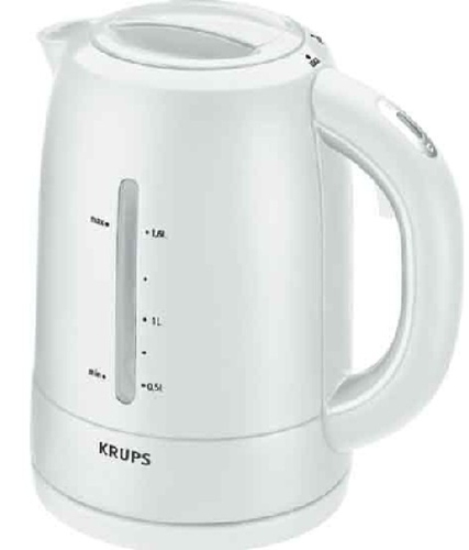 Krups F LF1 41 elektriskās tējkanna 1,6 L 2000 W Balts