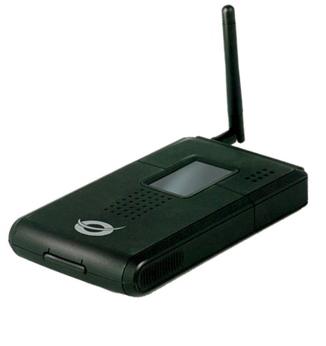 Conceptronic Grab'n'GO 2.5 Wireless Hard Disk & Access Point Box Melns 2.5