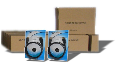 Sandberg 2m HDMI HDMI-kaabel HDMI tüüp A (Standard) Must