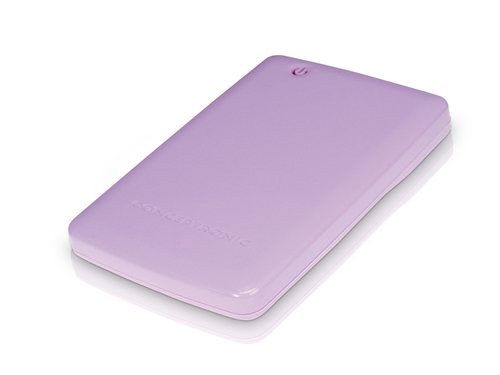 Conceptronic 2,5 Harddisk Box Mini Violet Violets 2.5 USB barošana