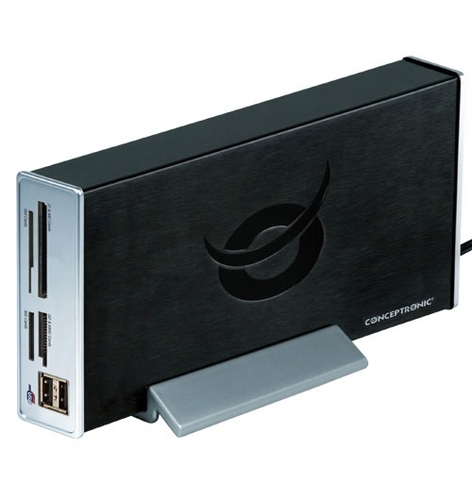 Conceptronic Grab'n'GO Multi Connect 3.5 Harddisk Box Melns 3.5