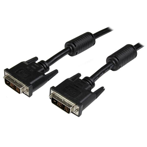 DVIDSMM10 StarTechcom DVI Cable - 10 ft - Single Link - Male to Male Cable - 1920x1200 - DVI-D Cable - Computer Monitor Cable - DVI Cord - DVI to DVI Cable DVIDSMM10 - Cable DVI - enlace simple - DVI-D M a DVI-D M - 3 m - negro - para P/N BOX4CABLE CDPVGDVHDBP DKT30CDVPD PEXHDCAP60L2 SV431DD2DU3A USBC2DVCAPRO