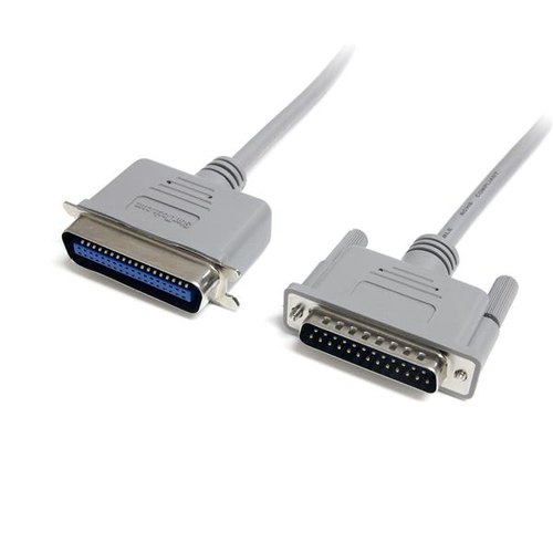 PB6_ StarTechcom Cable de 18m DB25 a Centronics para Impresora en Paralelo - Cable de la impresora - DB-25 M a 36 PIN Centronics M - 18 m - para P/N EC1PECPS PCI1PLP PCI2PECP PCI2S1P PCI2S1P2 PEX1P PEX1P2 PEX1PLP PEX2PECP2