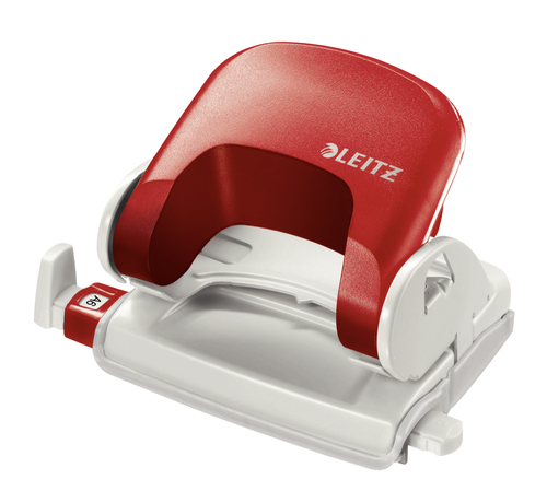 Leitz 50380025 papīra perforators 16 lapas Sarkans