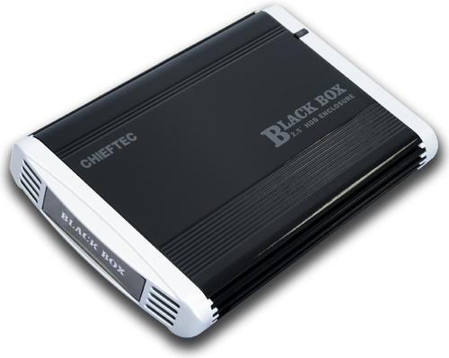 Chieftec CEB-25S-U3 cieto disku uzglabāšanas sistēma Melns, Sudrabs 2.5 USB barošana