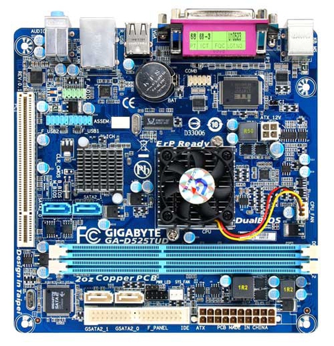 Placa base de escritorio Gigabyte GA-D525TUD - Chipset Intel - Socket BGA-559 - GA-D525TUD