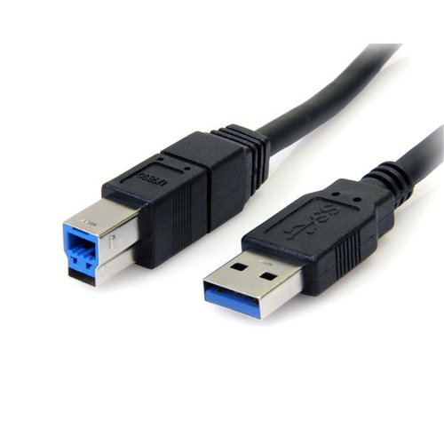 USB CABLE - USB TYPE-A LEFT CONNECTOR - MALE LEFT GENDER - USB 3.2 TYPE-B RIGHT