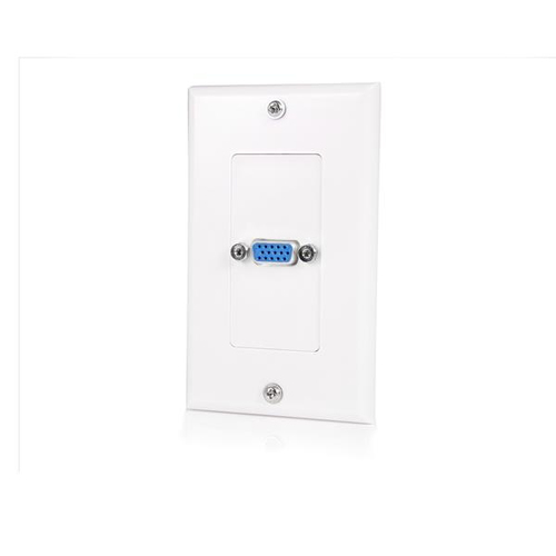 PLACA DE PARED VGA  COLOR BLANCO - VGAPLATE