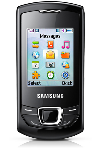 Samsung GT-E2550 mobiiltelefon 5,08 cm (2) 87,7 g Must
