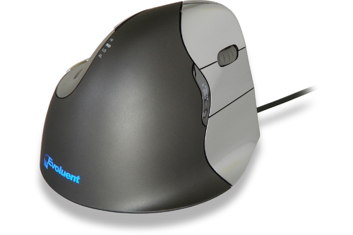 Bakker Elkhuizen BakkerElkhuizen Evoluent4 Right Hand Mouse Black BNEEVR4 - image 1