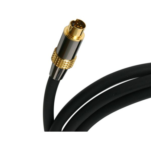 StarTech.com Cable S-Video premium negro de 50 pies - Macho a macho - Premium - Cable de video - S-Video - Mini-DIN de 4 clavijas (M) - Mini-DIN (M) de 4 clavijas - 15,2 m - Negro - SVIDHQ50