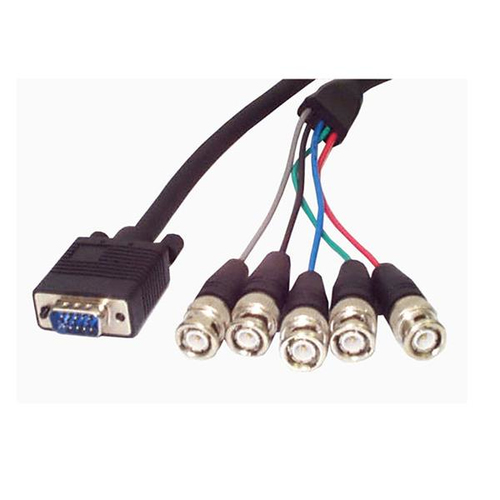 STARTECH VGABNC5 - AV CABLES - VGA (15 PIN, HIGH DENSITY D-SUB) LEFT CONNECTOR -