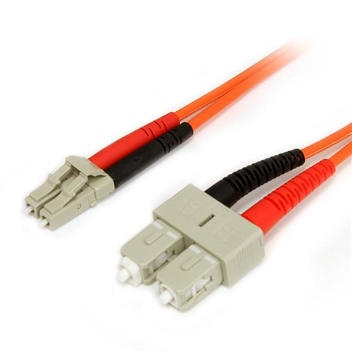 StarTech.com 3m Fibre Optic Cable - Multimode Duplex 62.5/125 LSZH Fibre Jumper Cord - LC/SC