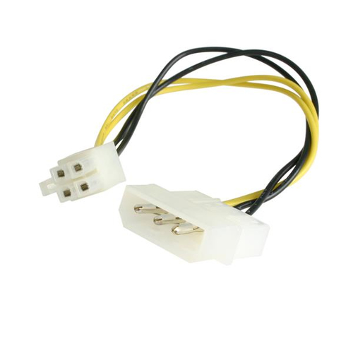 CONVERT AN LP4 FEMALE CONNECTOR TO A P4 MALE CONNECTOR - MOLEX TO 4 PIN ATX - MO