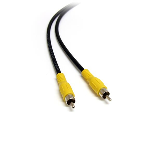 StarTech.com 6 ft. HQ Coaxial Composite RCA Video Cable koaksiaalkaabel 1,83 m Must