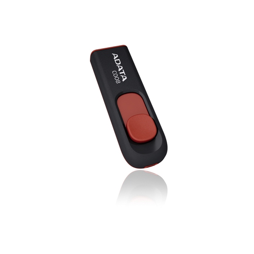 AC008-16G-RKD USB ADATA NEGRO/ROJO C008 RETRACTIL 16GB AC008-16G-RKD