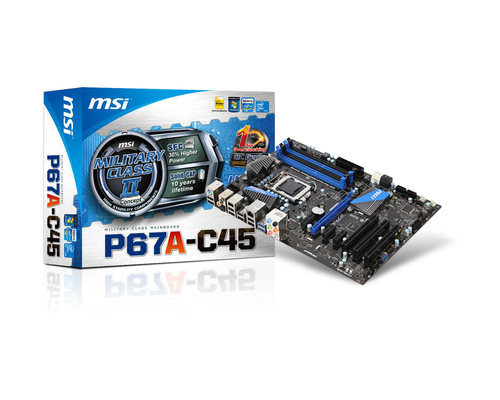 MSI P67A-C45 (B3) emaplaat LGA 1155 (Socket H2) ATX