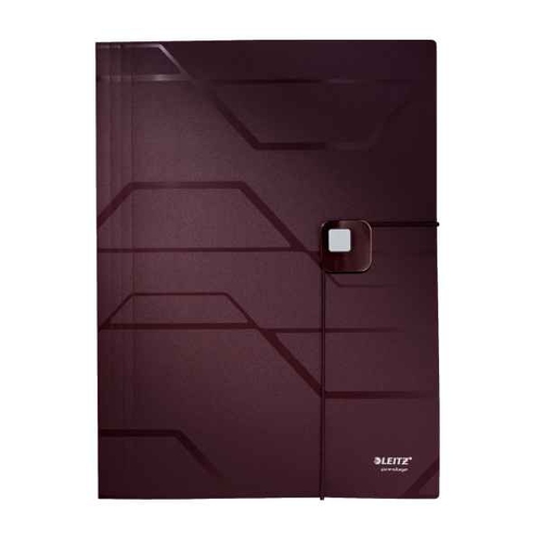 Leitz Prestige 3 flap folder Polüpropüleen (PP) Pruun A4