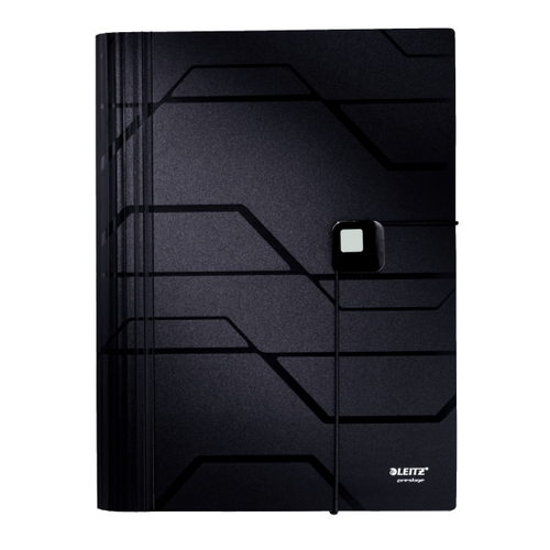 Leitz Archivio a soffietto Prestige Polüpropüleen (PP) Must A4