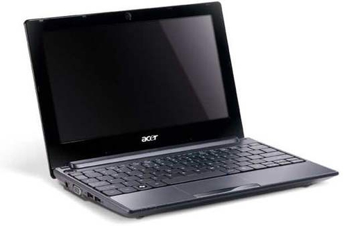 Acer Aspire One D255E-N57DQkk Intel Atom N550 Märkmikarvuti, 10.1", 1 GB RAM, 250 GB