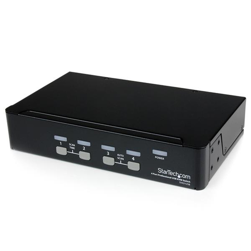 CONMUTADOR SWITCH PROFESIONAL  DE 4 PUERTOS VGA - SV431USB