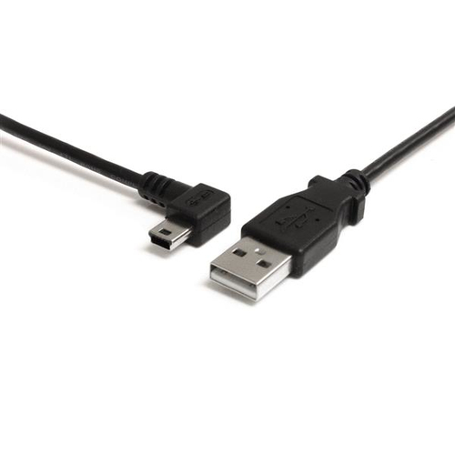 USB2HABM3LA CABLE DE 91CM USB 20 ACODADO A LA IZQUIERDA MINI B - CABLE ADAPTADOR USB A A MINI B - CABLE CONVERTIDOR USB-A A MINI USB-B - STARTECHCOM MOD USB2HABM3LA USB2HABM3LA