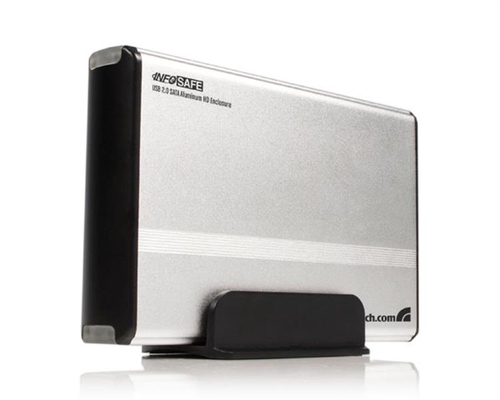 StarTech.com SAT3510U2VEU kõvakettaboks Must, Hõbe 3.5 Toide USB kaudu