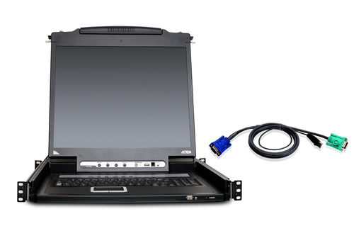 8-PORT 17 LCD KVM CONSOLE KIT