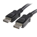 DisplayPort Cable With Latches - M/m 1m
