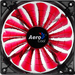 Aerocool Shark 14cm Computer case Fan 4 cm Black, Red thumbnail 1
