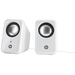 HP Multimedia 2.0 Speakers Silver, White Wired thumbnail 2