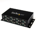 USB To Rs232 Serial Db9 Adapter Hub 8port - Industrial Din Rail And Wall Mountable