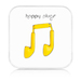 Happy Plugs Earbud Headset Wired In-ear Calls/Music Yellow thumbnail 1