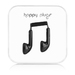 Happy Plugs Earbud Headset Wired In-ear Calls/Music Black thumbnail 1
