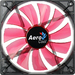 Aerocool Lightning 14cm Computer case Fan Red thumbnail 1
