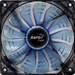Aerocool Air Force Computer case Fan 11.5 cm Black, Blue thumbnail 1