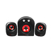 Mars Gaming MS2 speaker set 20 W PC Black 2.1 channels 10 W thumbnail 1