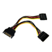 Power Y Splitter Cable 6in SATA