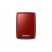 Samsung S Series S2 Portable 750GB external hard drive 2.5″ USB 2.0 Red thumbnail 1