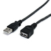 USB 2.0 Extension Cable A To A - M/f 1m Black