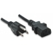 Manhattan 323338 cable de alimentación Negro 3 m