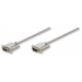 Manhattan 3m Serial Cable cable de serie Gris DB9 M DB9 FM imagen 1