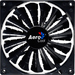 Aerocool Shark Fan Black Edition 12cm Computer case thumbnail 1